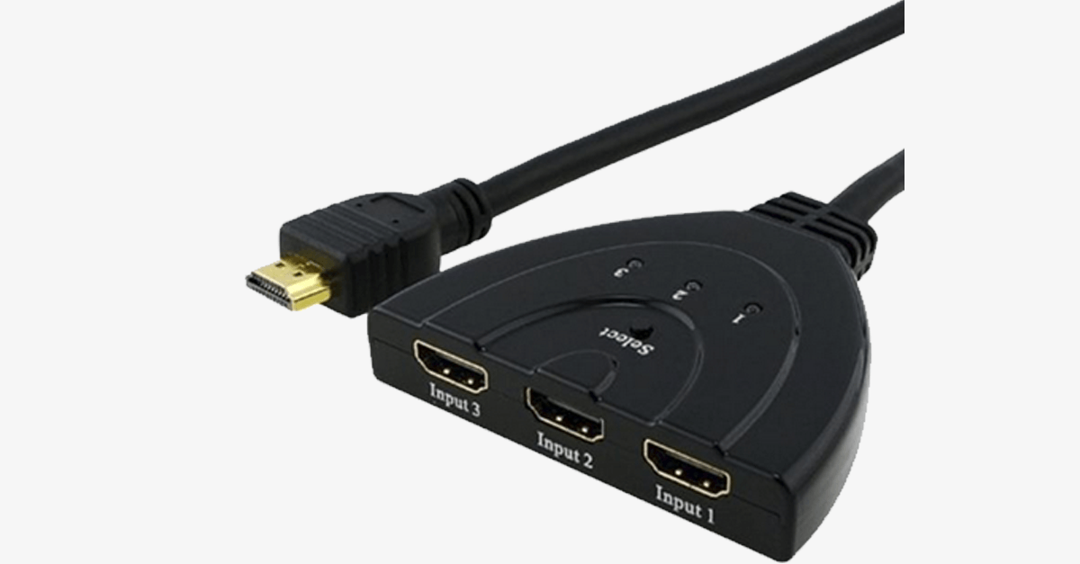 HDMI Switch 3*1 (3 In*1 Out) Splitter Switch - Making Life Easier!