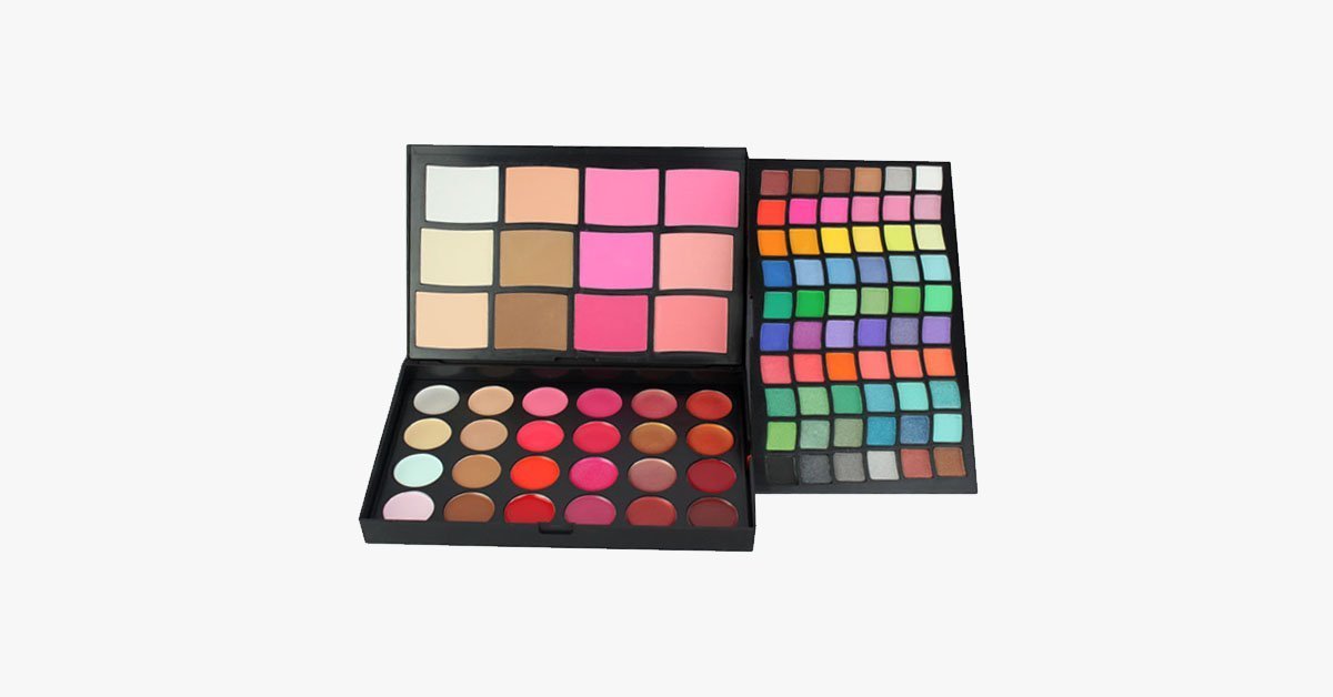 3-in-1 Makeup Palette - Creamy To Touch - Bright Color - Glorious Look Dazzling Effect