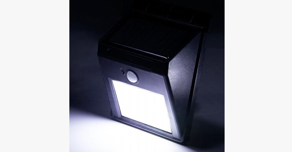 Solar LED Sensor Wall Light – Do Your Bit For the Environment and Increase the Security At Your Place