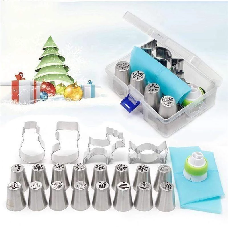 MERRYDECO CHRISTMAS PIPING NOZZLES KIT