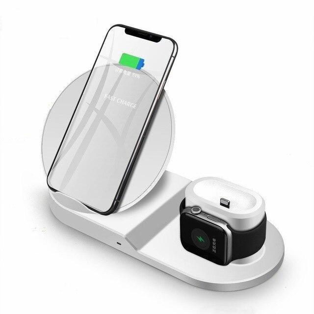 3 in 1 Fast Wireless Charger Dock Station