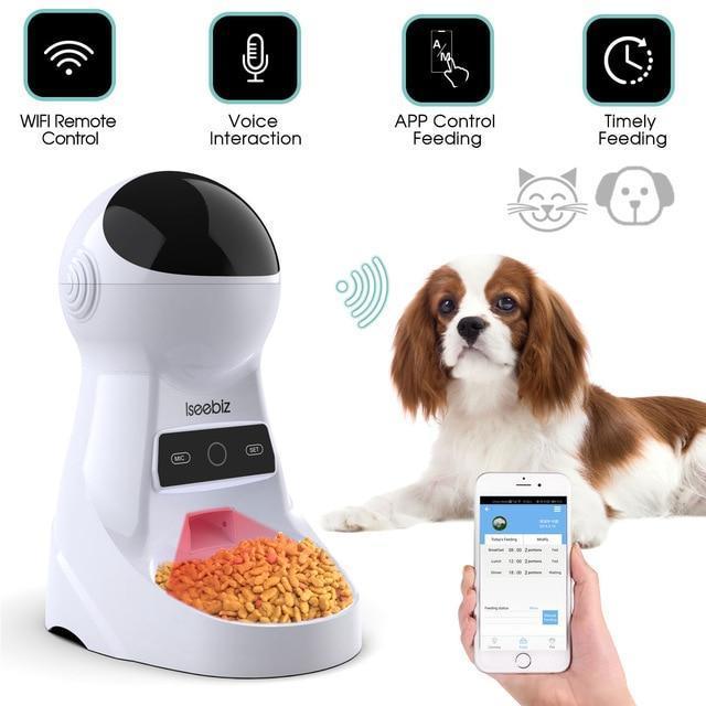 Pet Snack Dispenser With Wifi & Attached Camera