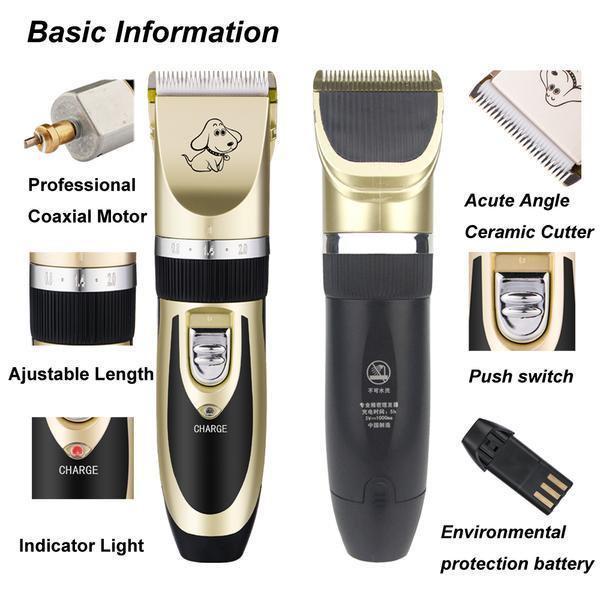 The Worlds Best Professional Rechargeable Pet Trimmer