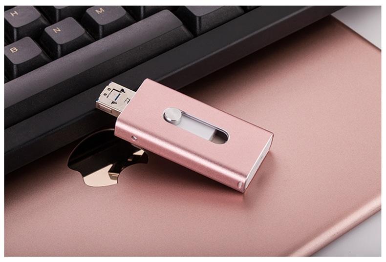 MOBILE USB FLASH DRIVE FOR IPHONE AND ANDROID DEVICES