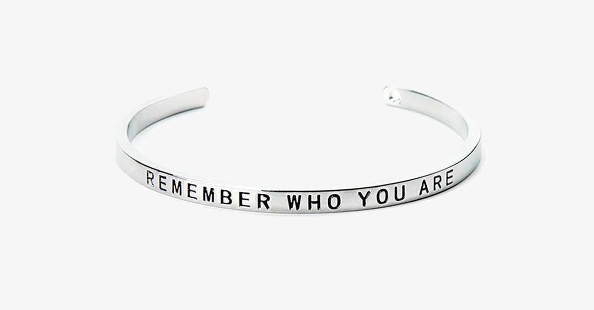 Remember Who You Are Cuff Bangle