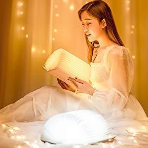 Creative Book Shaped Wooden Lamp