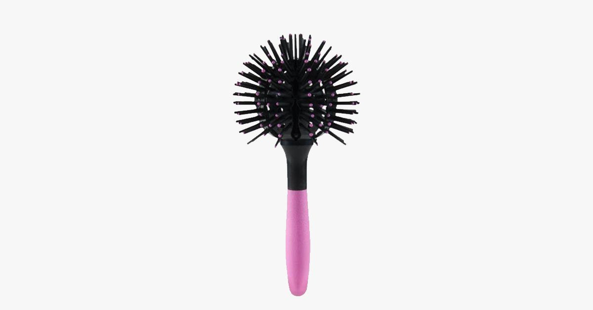 360 Spherical Comb - Easy To Dry Your Hair - Unique Styling Hair Brush - Eliminates Frizz Hair