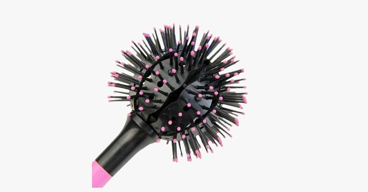 360 Spherical Comb - Easy To Dry Your Hair - Unique Styling Hair Brush - Eliminates Frizz Hair