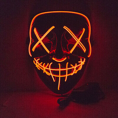 Halloween LED Purge Mask