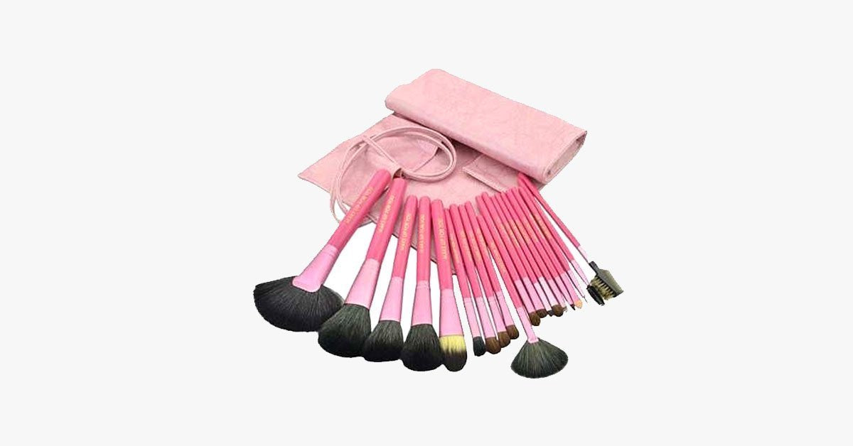 Salmon Makeup Brush Setof 20 Pieces – Complete Your Makeup Set