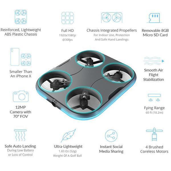 Pocket drone air photographer