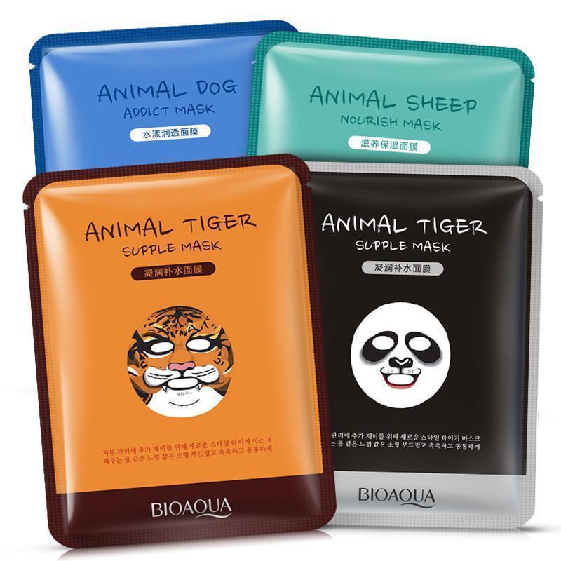 Super Hydrating Animal Face Masks 4 Pack Bundle