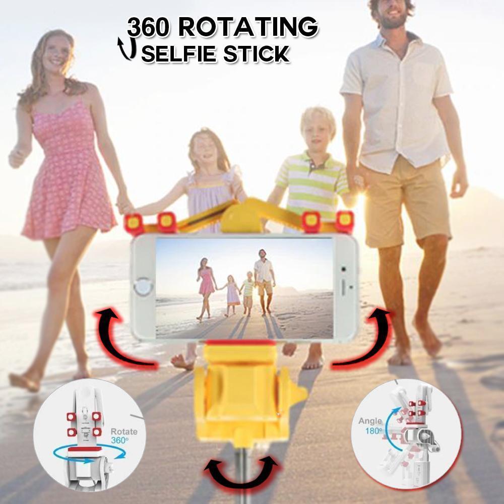 360 Rotating Bluetooth RC Selfie Stick