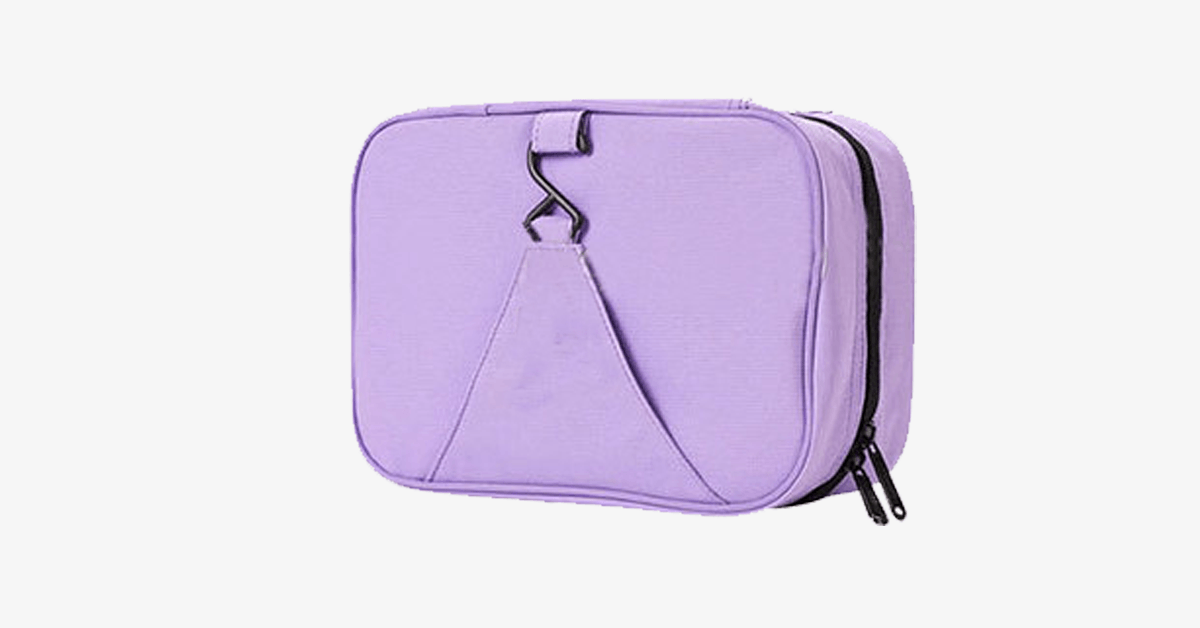 Cosmetic Pouch Toiletry Bags - Travel Hanger Handbag Waterproof Compact Hanging Personal Care Hygiene Purse