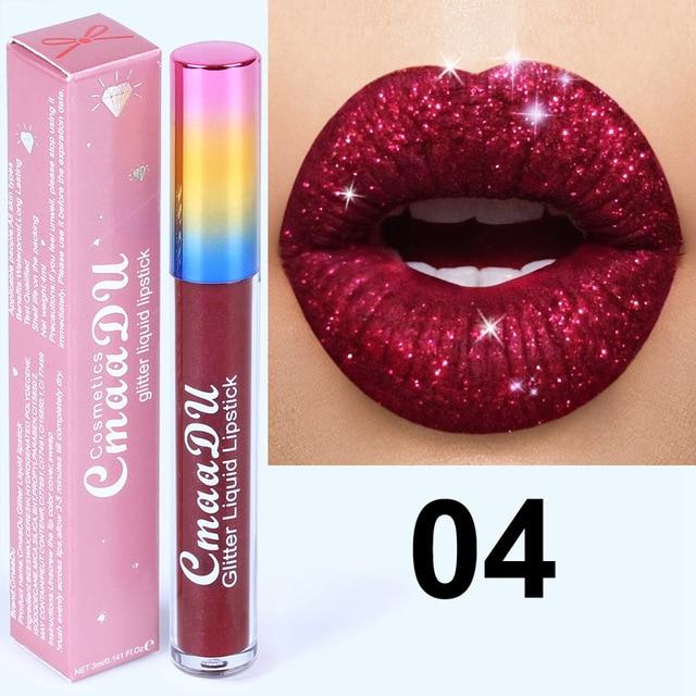 Glitter Waterproof Long Lasting Lip Gloss