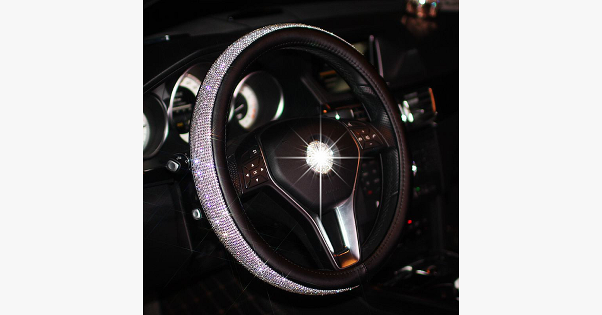 Swarovski Diamonds Steering Wheel Cover