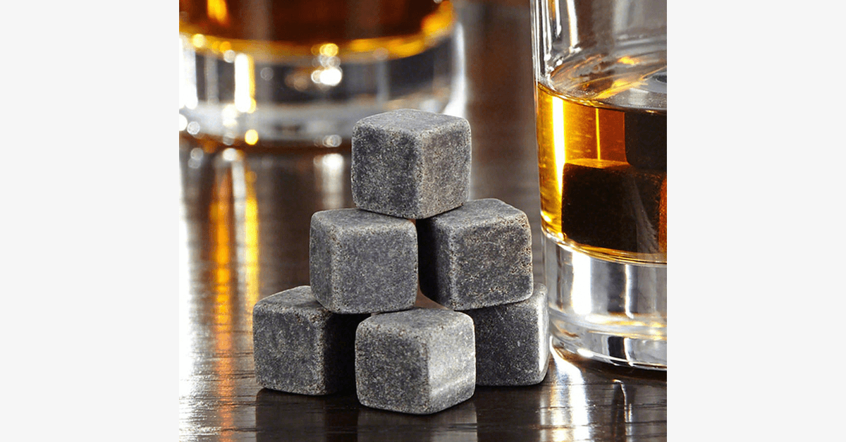 Pack of 9 Ice Stones for Liquor – Enjoy Your Drinks ‘On The Rocks’!