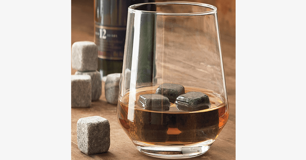 Pack of 9 Ice Stones for Liquor – Enjoy Your Drinks ‘On The Rocks’!