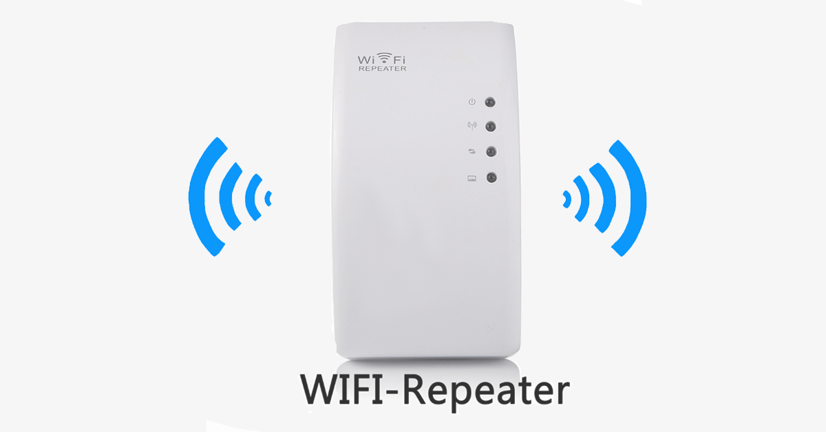 WiFi Booster & Range Extender - Wireless Standard 802.11n / g / b - Transmission Speed of 300mbps - Extends Wi-Fi to Smart Home & Alexa Devices